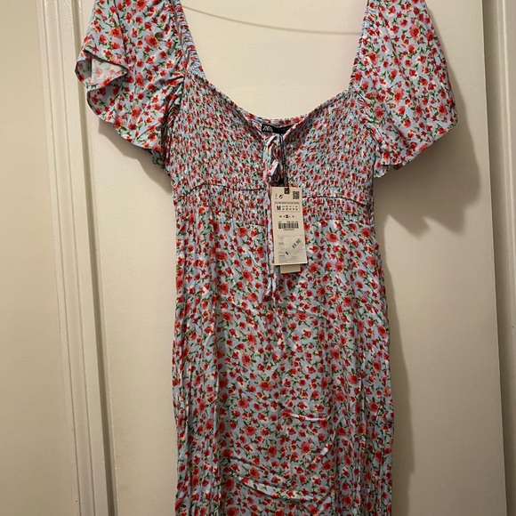 NWT Zara Maxi Floral print dress - Picture 7 of 7